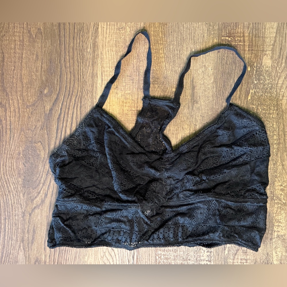 Maurices Black Lace Chemise